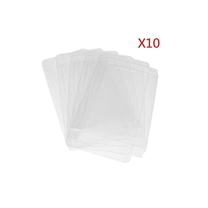 WICAREYO 10Pcs Clear Case Sleeve Protector Compatible for N64 Games Cartridge - Image 2